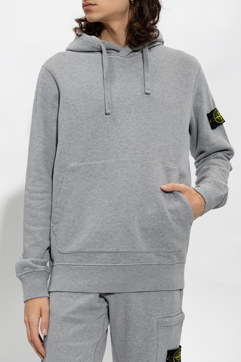 Stone Island Logo-patched hoodie