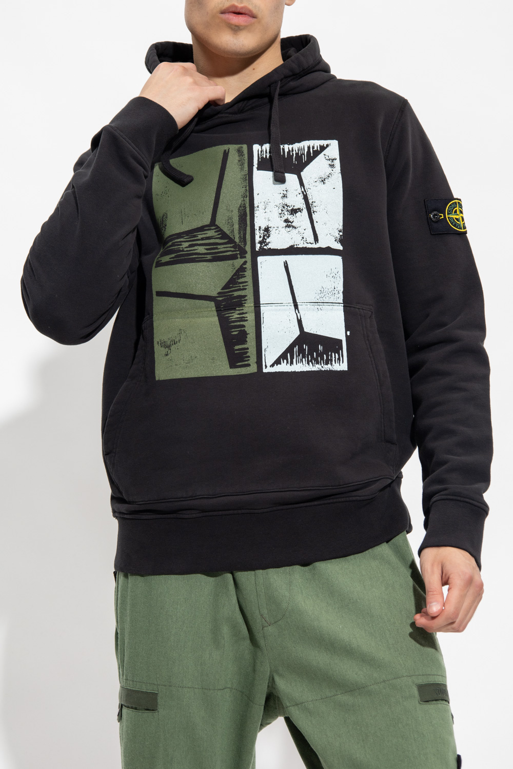 Stone Island Hoodie with logo