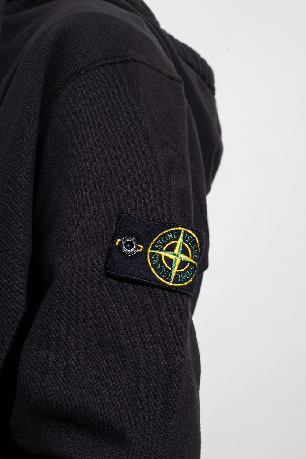 Stone Island feathers hoodie with logo