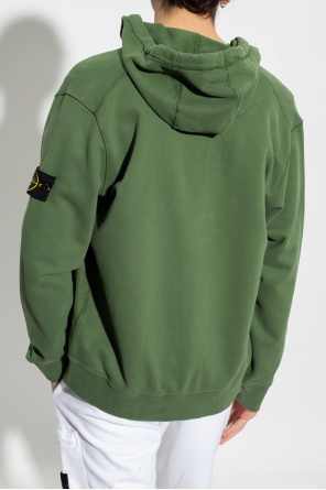 Stone Island Cotton shirt with long sleeves and embroideries
