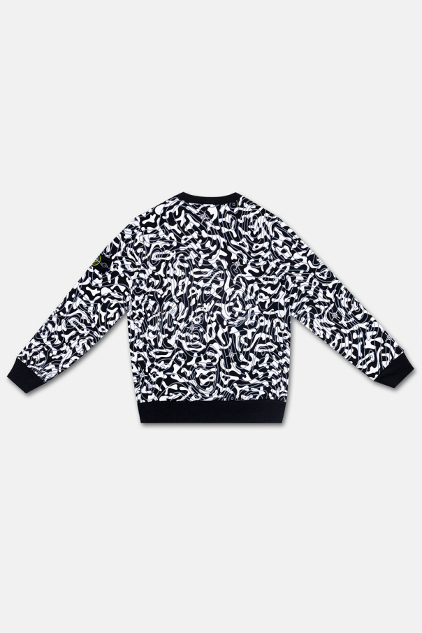 Dolce & Gabbana logo-embroidered corduroy jacket Printed sweatshirt
