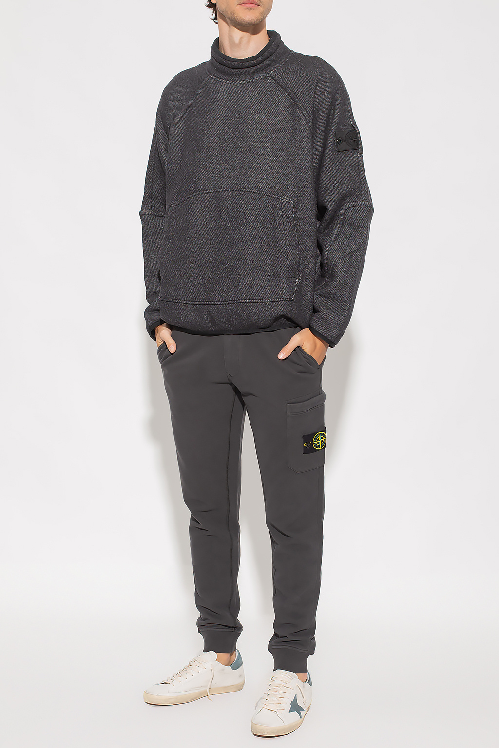 Stone Island Sweatshirt with standing collar