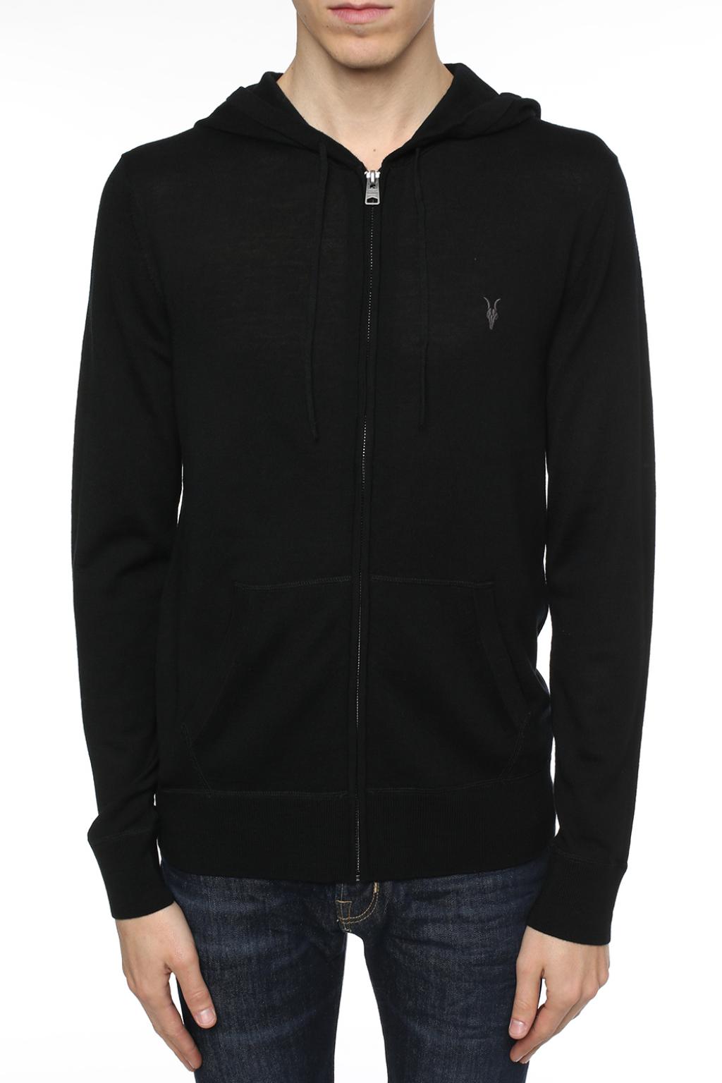 AllSaints 'Mode' logo-embroidered high sweatshirt