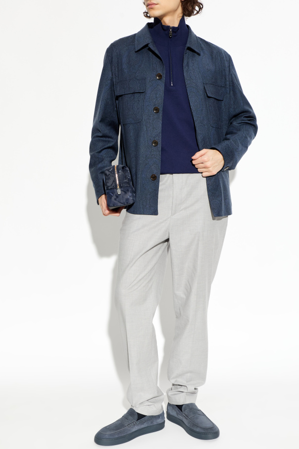 Etro Camisola com logótipo bordado