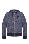 Etro NAVY BLUE Paisley hoodie