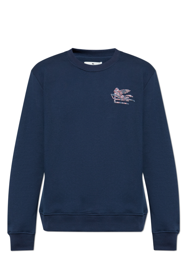 Sweatshirt with embossed logo od Etro