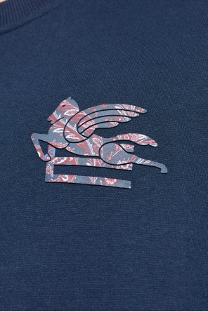 Etro Sudadera con logo en relieve