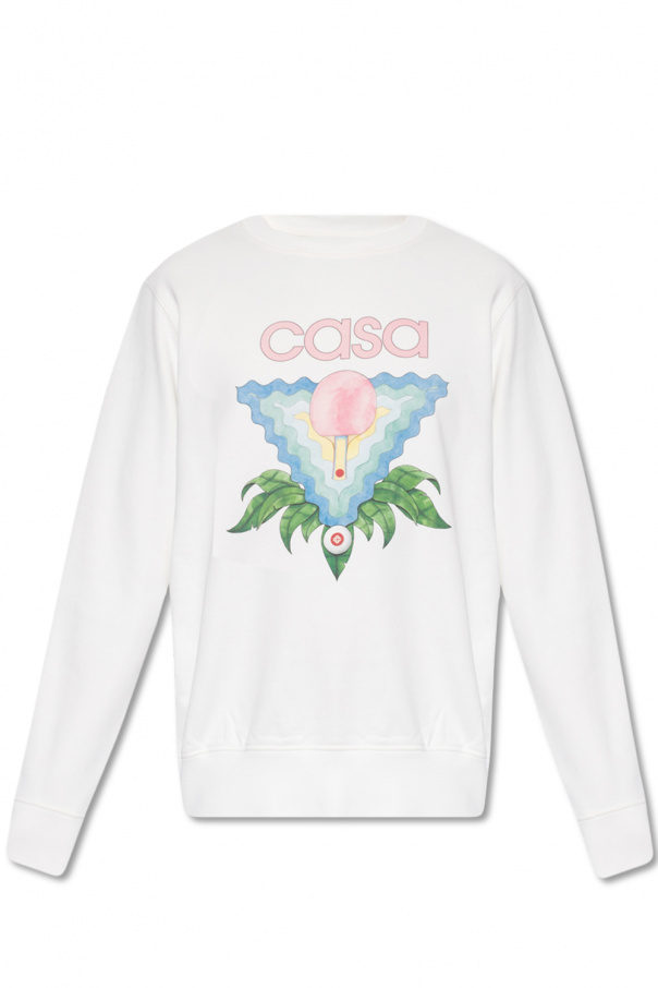 Casablanca ‘Memphis Icon’ sweatshirt sherpa with print