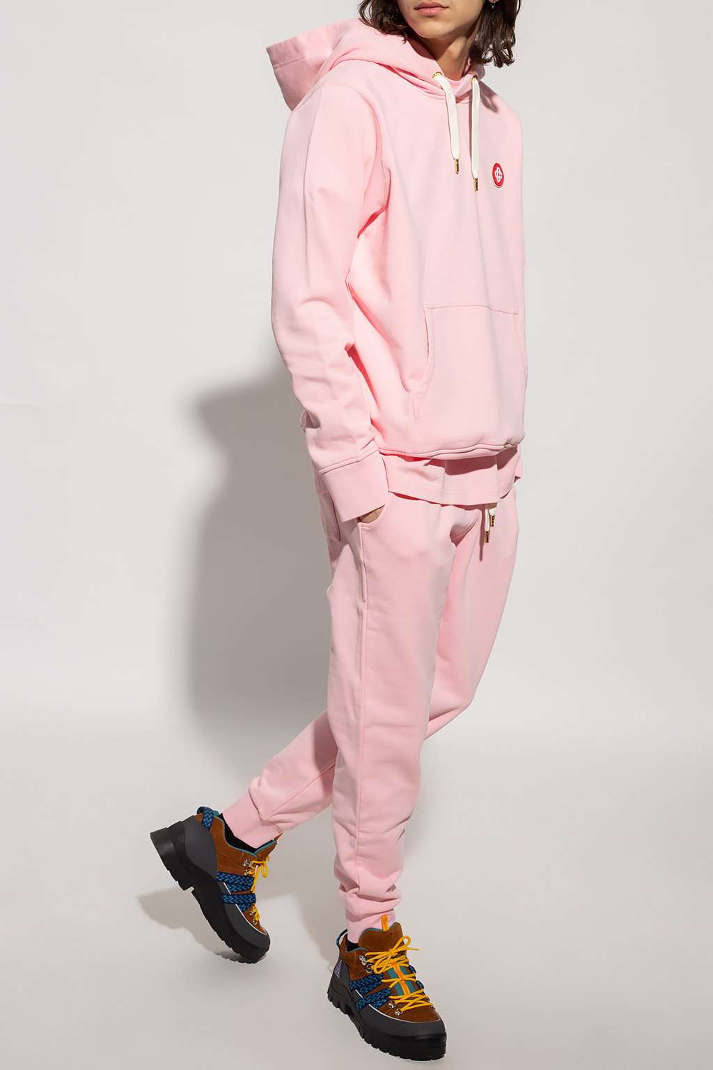 shirt vlone hawk em pop smoke - Pink bee Hoodie with logo patch Casablanca  - IetpShops Indonesia