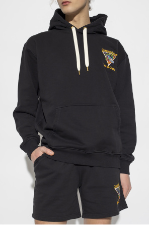 Casablanca SWEATER Hoodie with logo patch