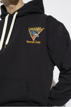 Casablanca SWEATER Hoodie with logo patch