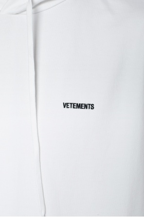VETEMENTS Bluza typu 'oversize' z nadrukiem z logo