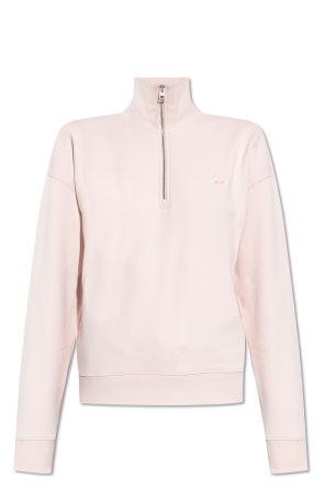 Sweatshirt with stand-up collar