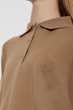 Max Mara ‘Alpaca’ wool polo