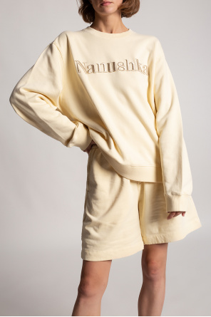 Nanushka Tommy Hilfiger monogram-print long-sleeved shirt