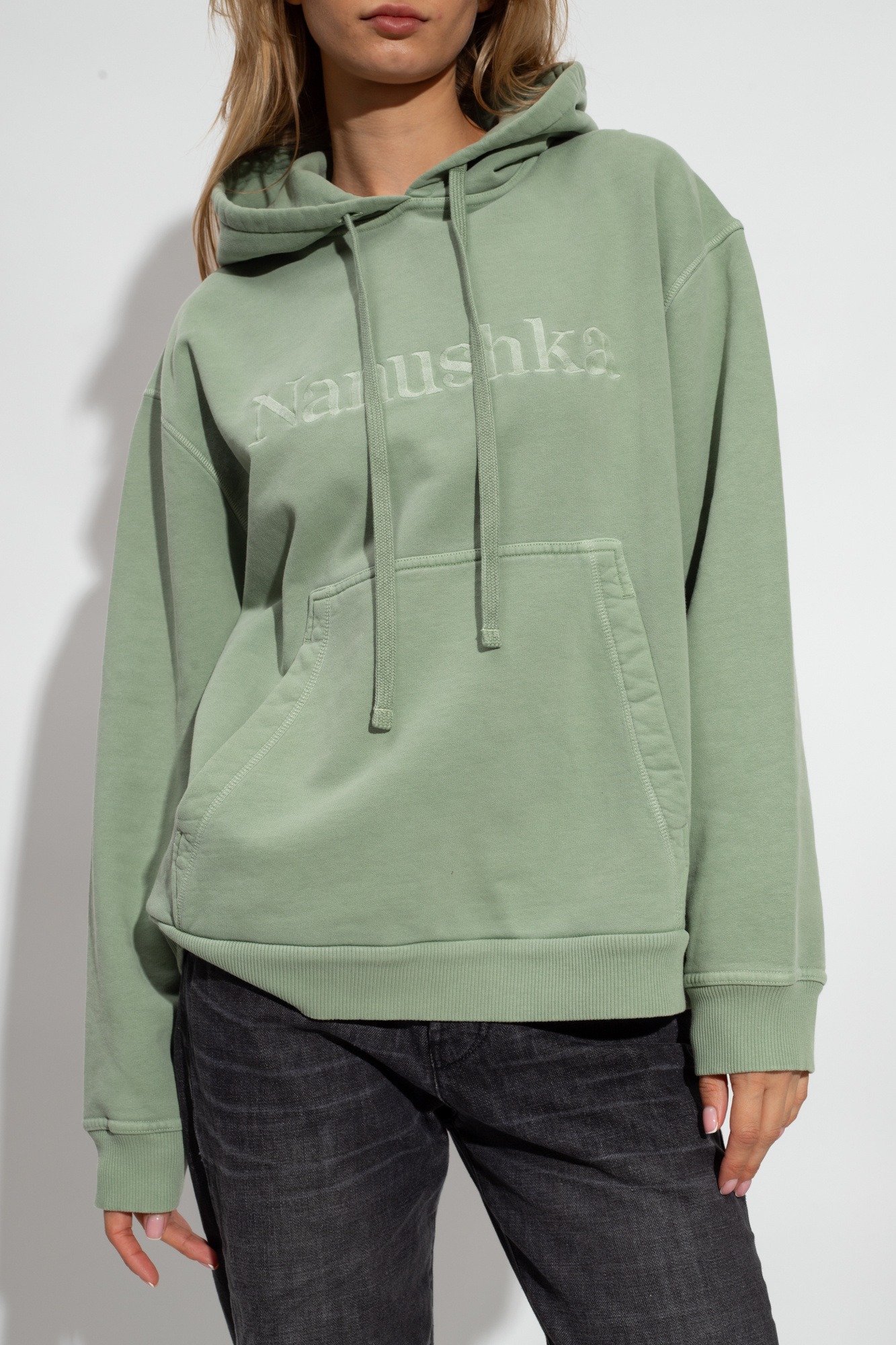 Nanushka ‘Ever’ hoodie with logo