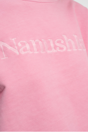 Nanushka Bluza z logo ‘Mart’