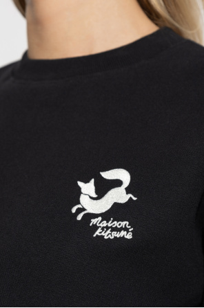 Maison Kitsuné Bluza z wyszytym logo