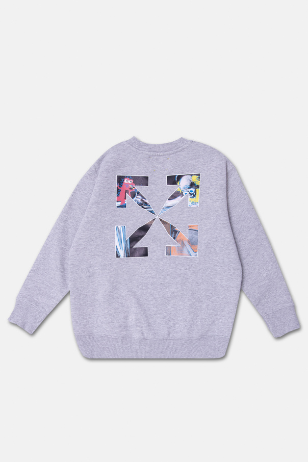 Off-White Kids sweatshirt rullekrave with logo