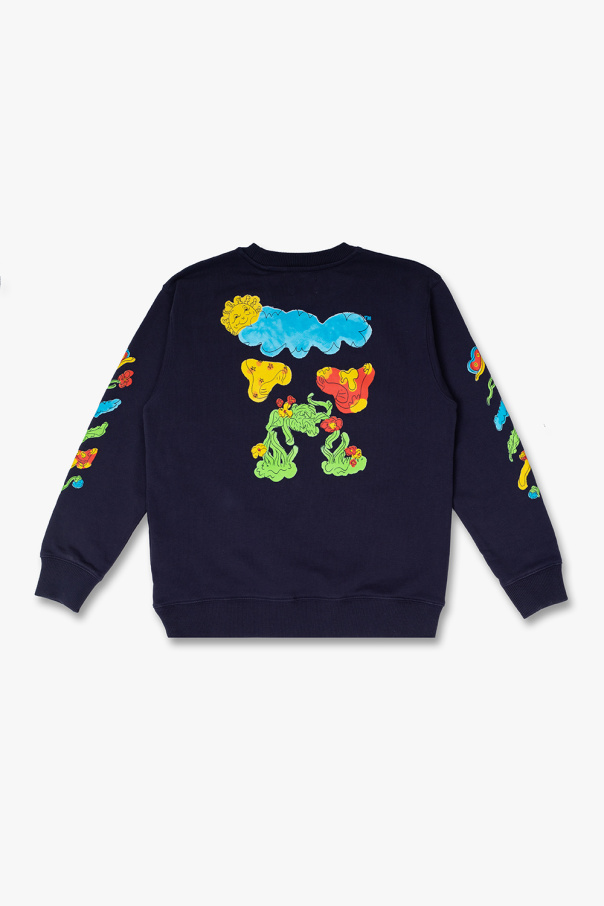 Off-White Kids Xploric sweatshirt with logo