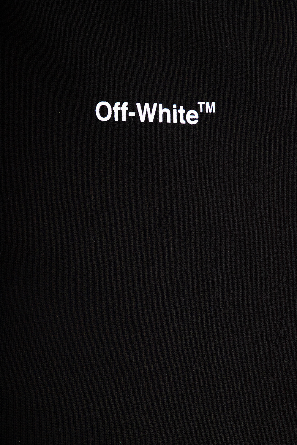 Off-White Kids rear-logo rollneck sweater Bianco