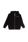 Off-White Kids BLACK Hoodie with logo