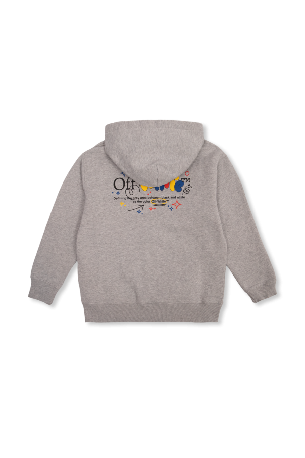 Off-White Kids Printed style hoodie