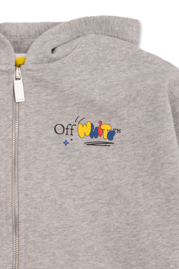 Off-White Kids Printed Kort hoodie