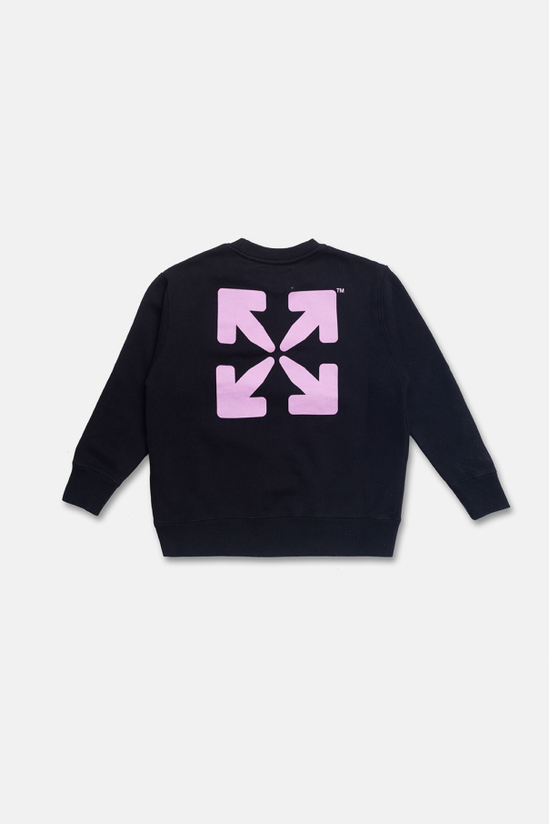Off-White Kids Sweatshirt Floral with logo