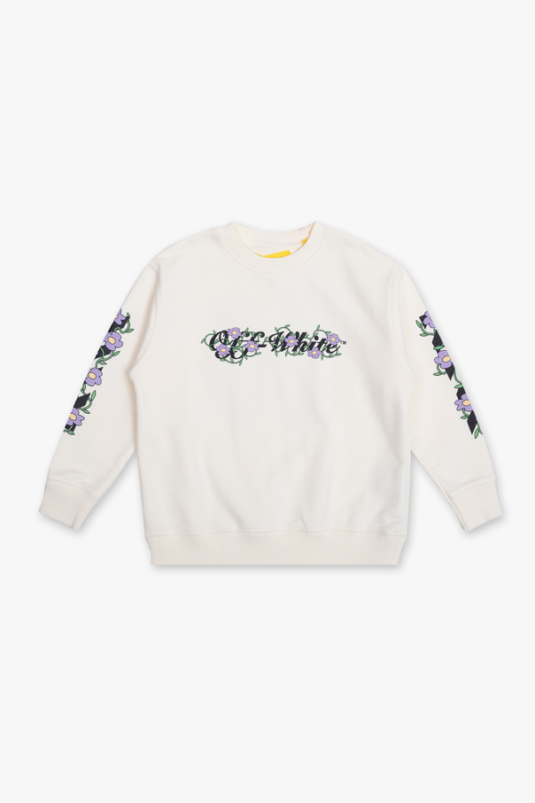 Off-White Kids Printed Dri-FiGeFiSwoosh sweatshirt