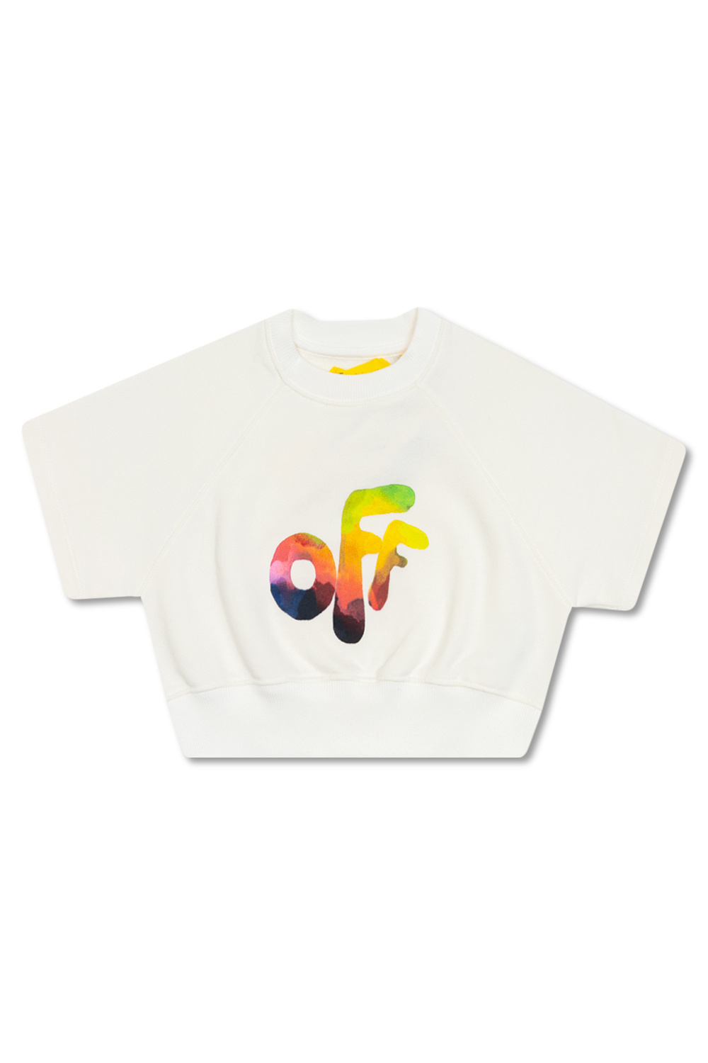 Off-White Kids Cropped sweatshirt with short sleeves