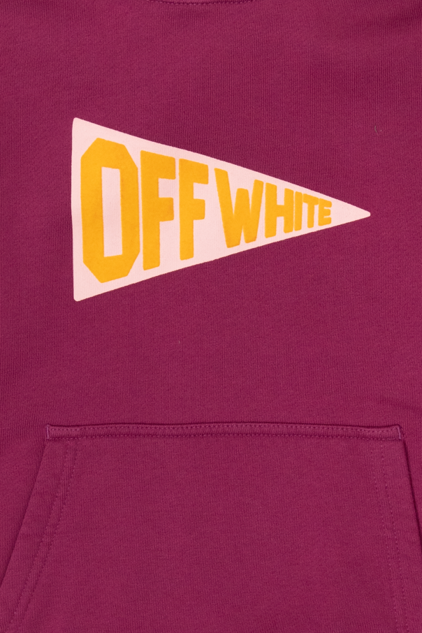 Off-White Kids Hoodie with Beanbag