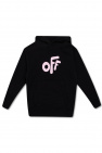 Off-White Kids BLACK Hoodie with logo