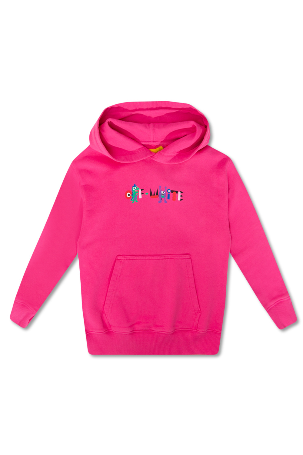 Stella McCartney Kids logo-patch zipped-up hoodie - Pink