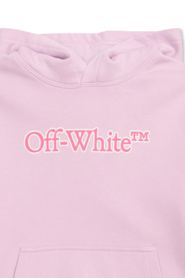 Off-White Kids Hoodie med with logo