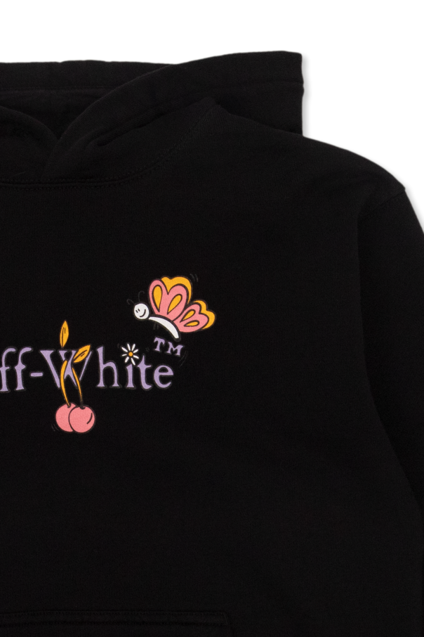 Off-White Kids Fella Ecru Sweatshirt