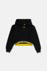 Off-White Kids BLACK Hoodie with logo