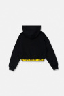 Off-White Kids BLACK Hoodie with logo