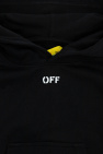 Off-White Kids BLACK Hoodie with logo
