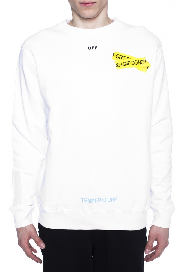 off white temperature jumper