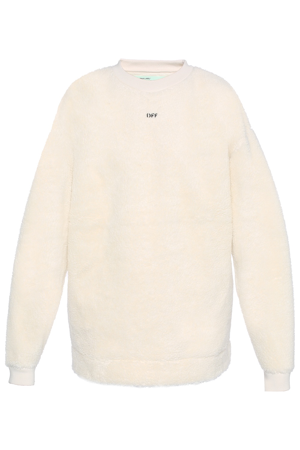 Printed fur sweatshirt Off-White 