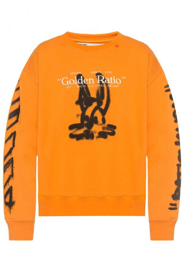 off white sweatshirt orange