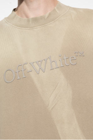 Off-White t shirt marinière avec inscription NYC