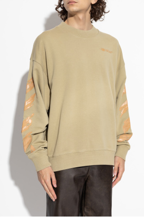 Off-White Sweatshirt mit Logo
