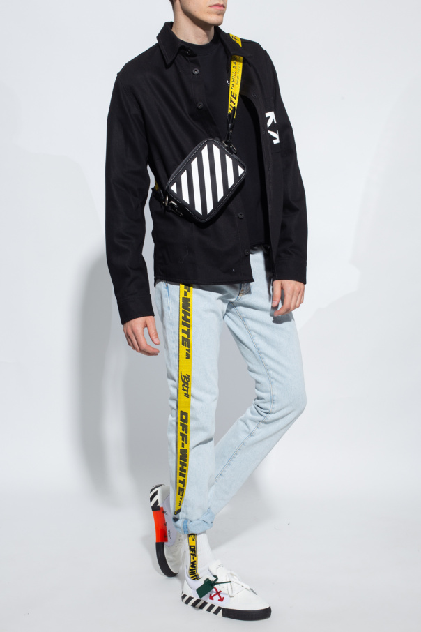 Off-White Kids TEEN Tbrush Over T-shirt Nero