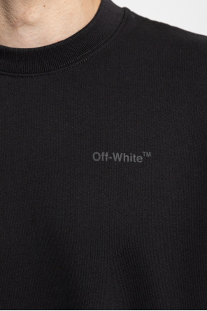 Off-White Reebok Training T-shirt met lange mouwen in zwart