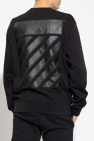 Off-White Sweatshirt Mizuno Athletic caqui preto