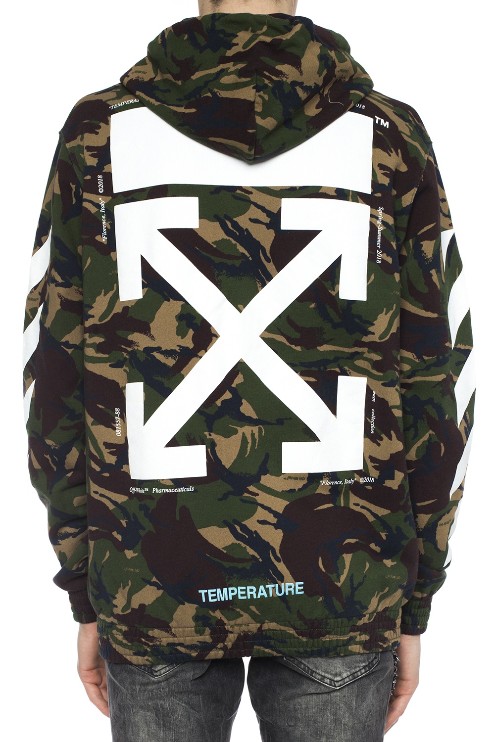 Off-White Camo motif sweatshirt | Men's 