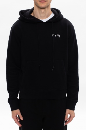 Off-White Logo-embroidered Knitwear hoodie