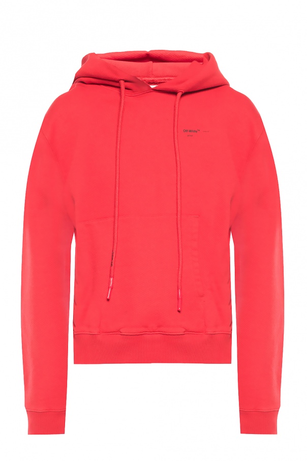 off white sweatshirt red